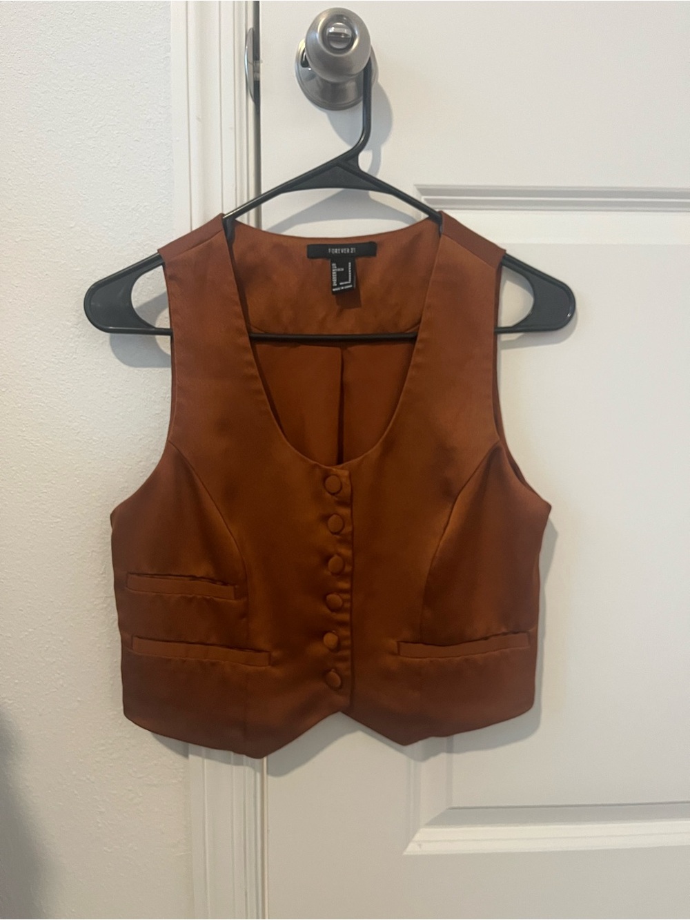 Forever 21 Rust Sleeveless Vest